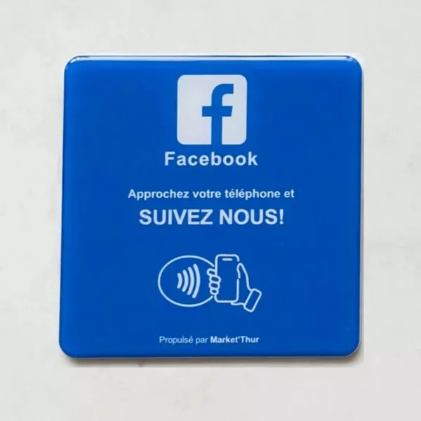 Carte NFC Facebook